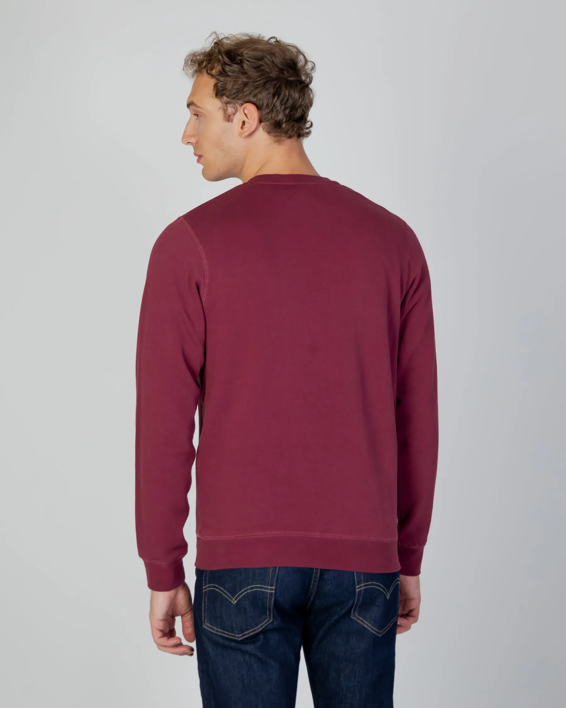 New Aquascutum Active Active Big Logo Crew Neck Fleece