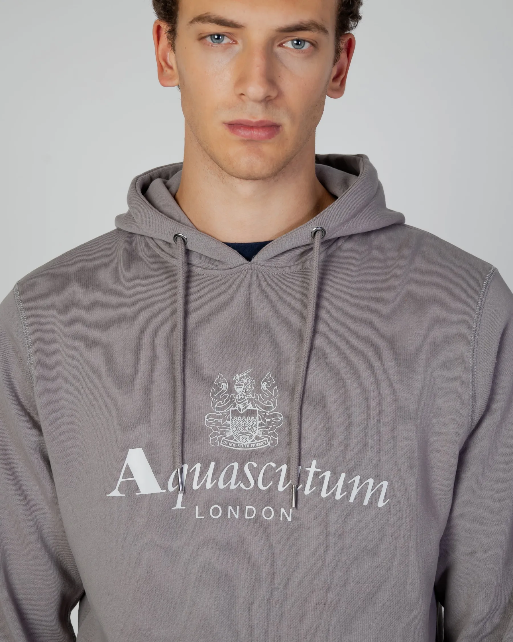 Discount Aquascutum Active Active Big Logo Hoodie Fleece