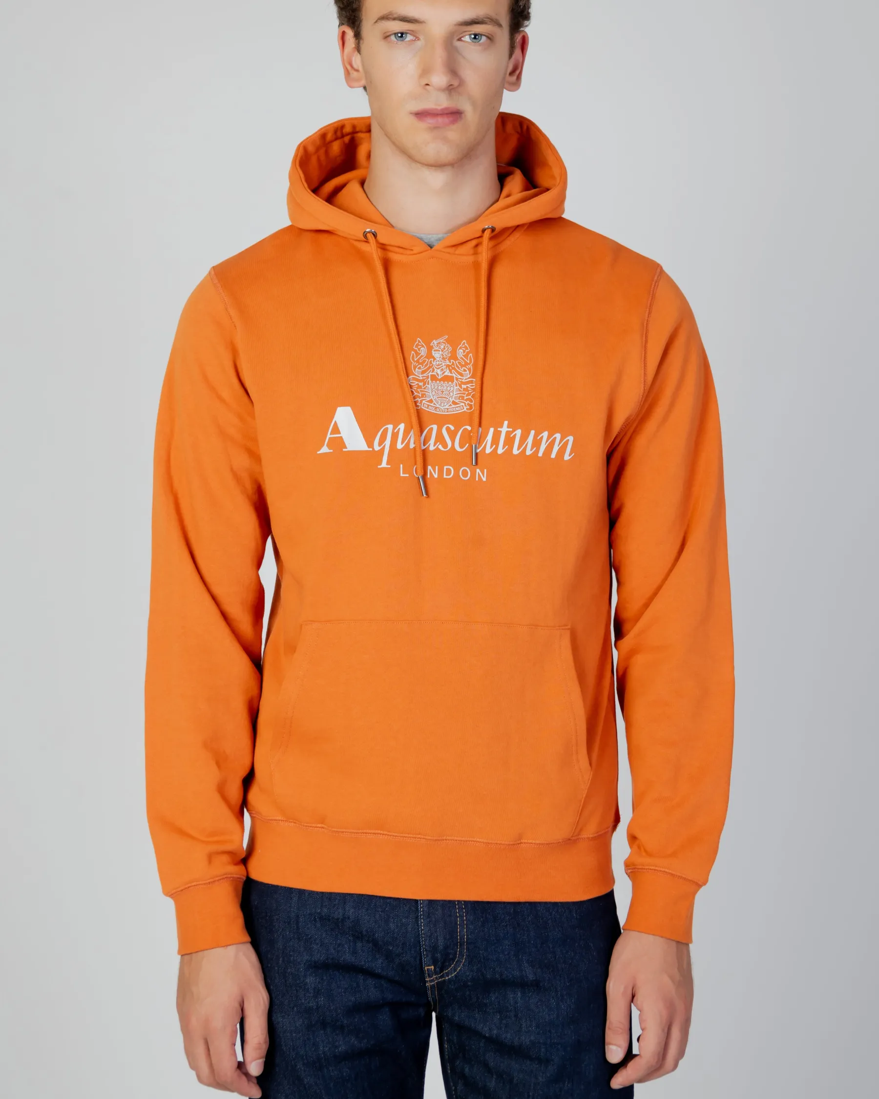 Sale Aquascutum Active Active Big Logo Hoodie Fleece