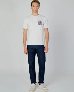 Clearance Aquascutum Active Active Check Pocket T-Shirt