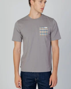 Hot Aquascutum Active Active Check Pocket T-Shirt