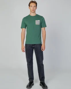 New Aquascutum Active Active Check Pocket T-Shirt