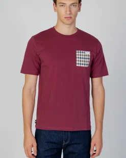 Best Aquascutum Active Active Check Pocket T-Shirt