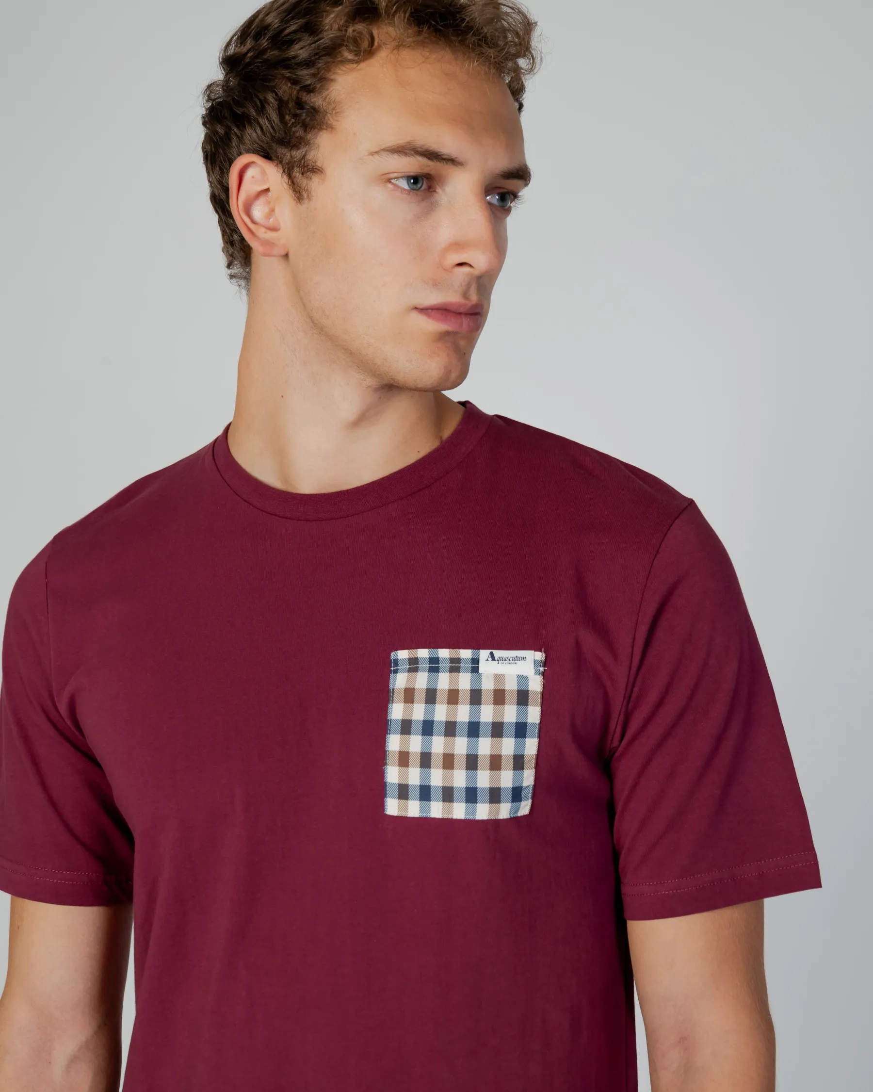 Best Aquascutum Active Active Check Pocket T-Shirt