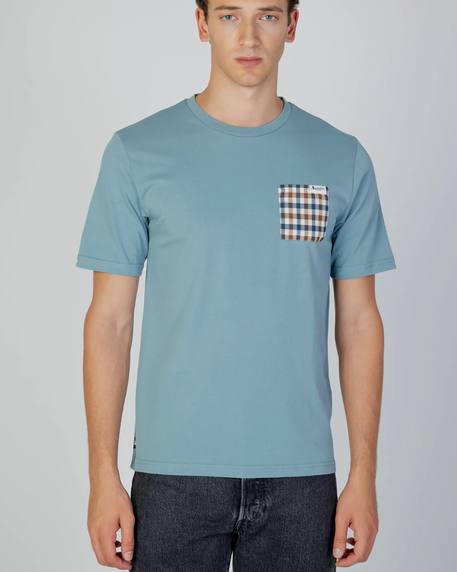 Aquascutum Active Active Check Pocket T-Shirt