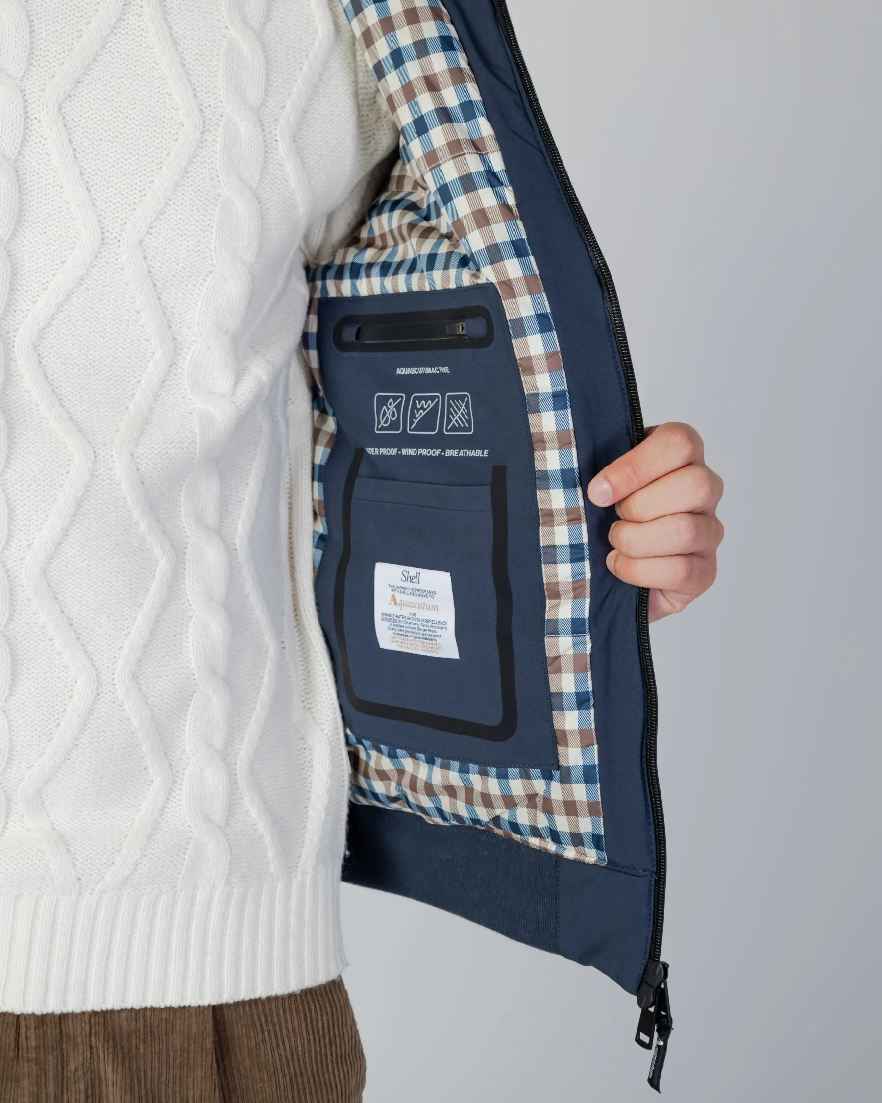 Online Aquascutum Active Active Hooded Jacket