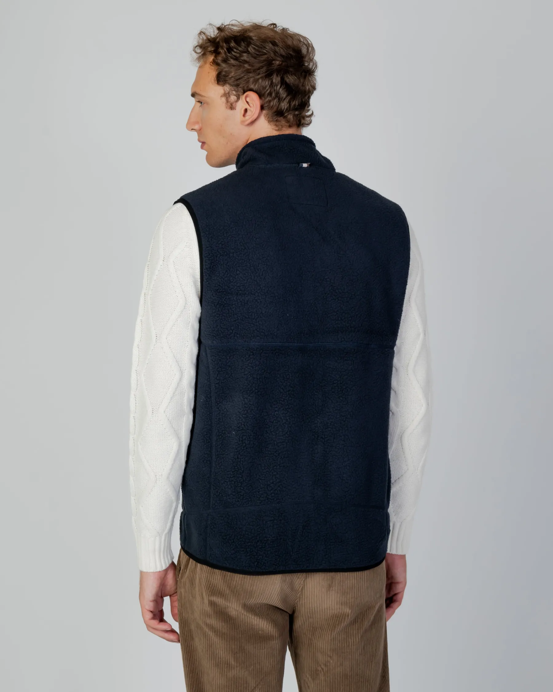 Sale Aquascutum Active Active One Color Sherpa Vest