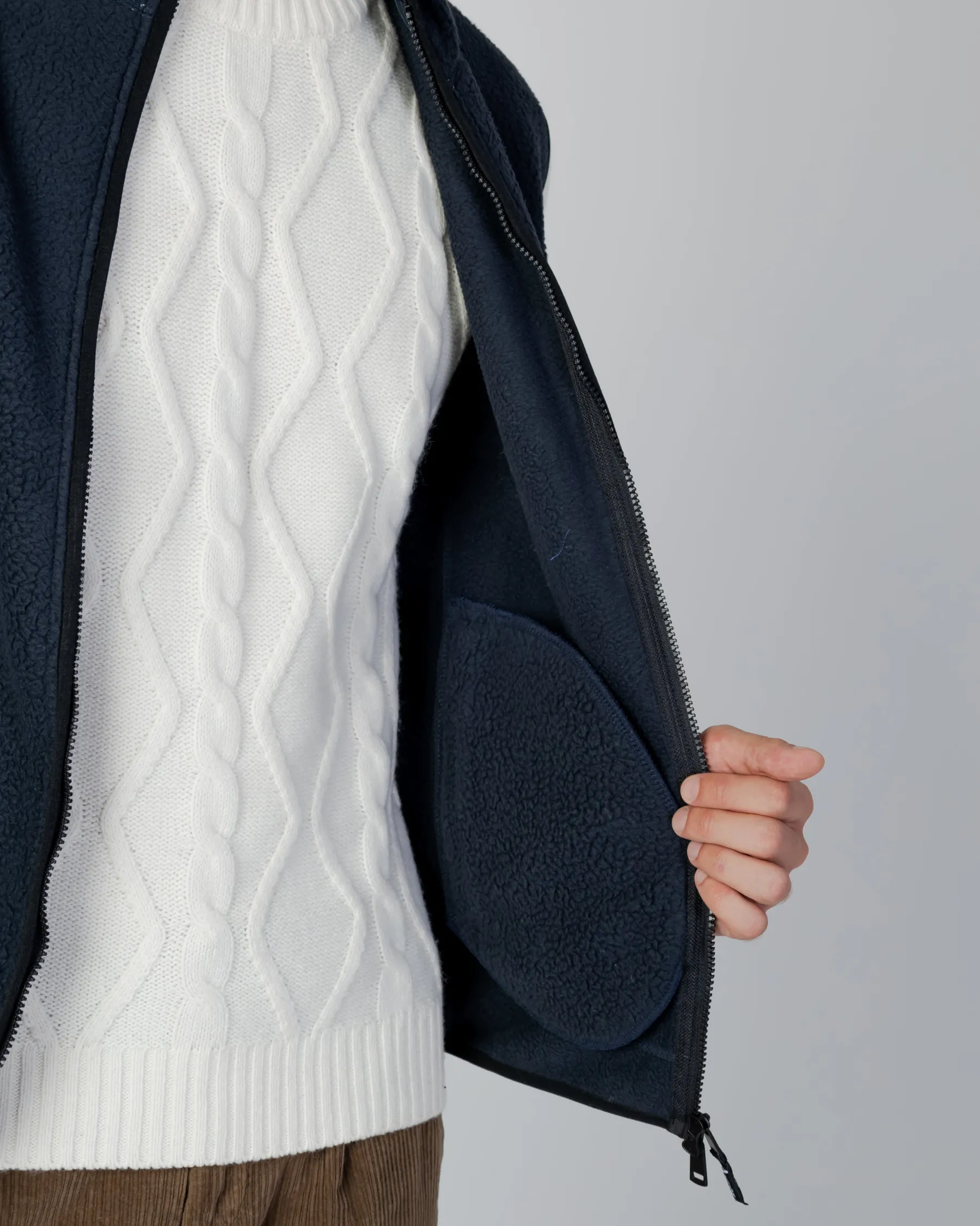 Sale Aquascutum Active Active One Color Sherpa Vest