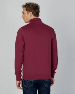 Hot Aquascutum Active Active Piping Mock Neck Fleece