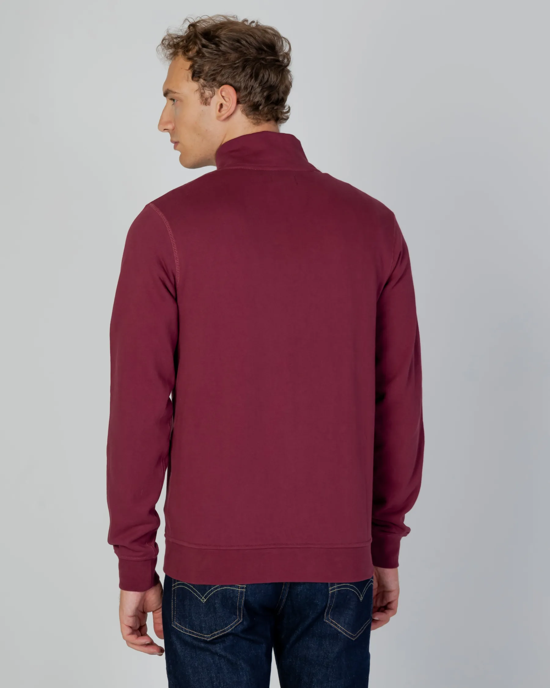 Hot Aquascutum Active Active Piping Mock Neck Fleece