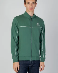 Clearance Aquascutum Active Active Piping Mock Neck Fleece