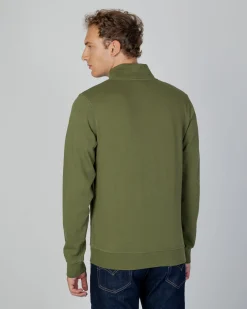 New Aquascutum Active Active Piping Mock Neck Fleece