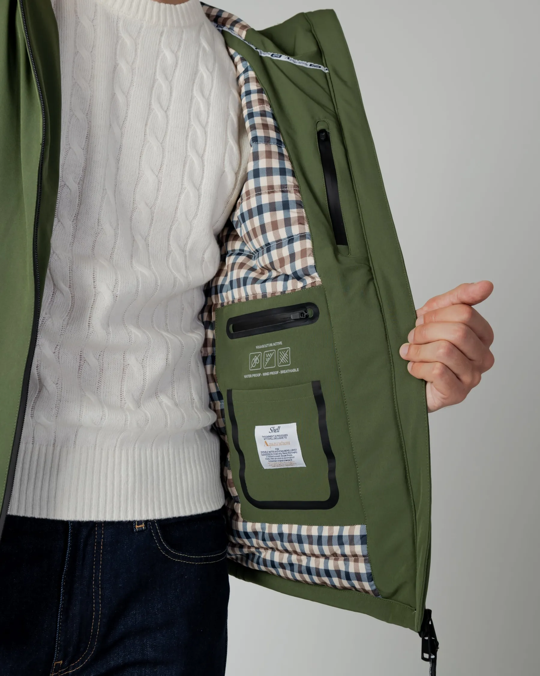Hot Aquascutum Active Active Shell Mid Parka