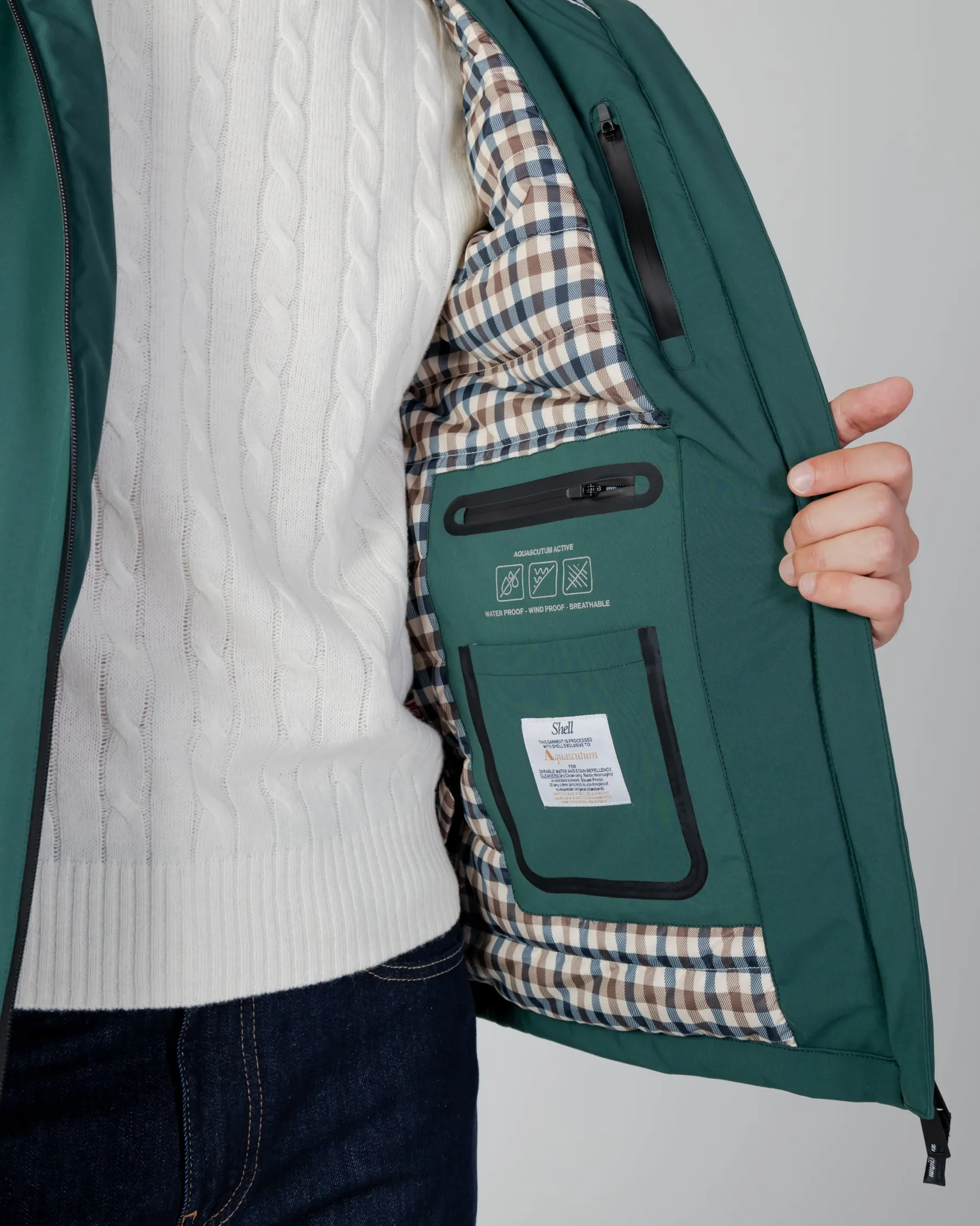 Hot Aquascutum Active Active Shell Mid Parka