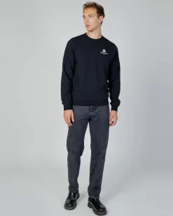 Hot Aquascutum Active Active Small Logo Crew Neck Fleece