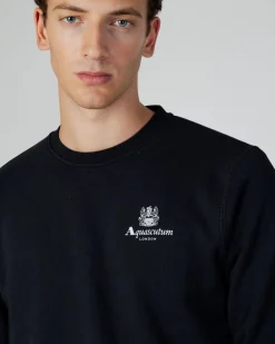 Hot Aquascutum Active Active Small Logo Crew Neck Fleece