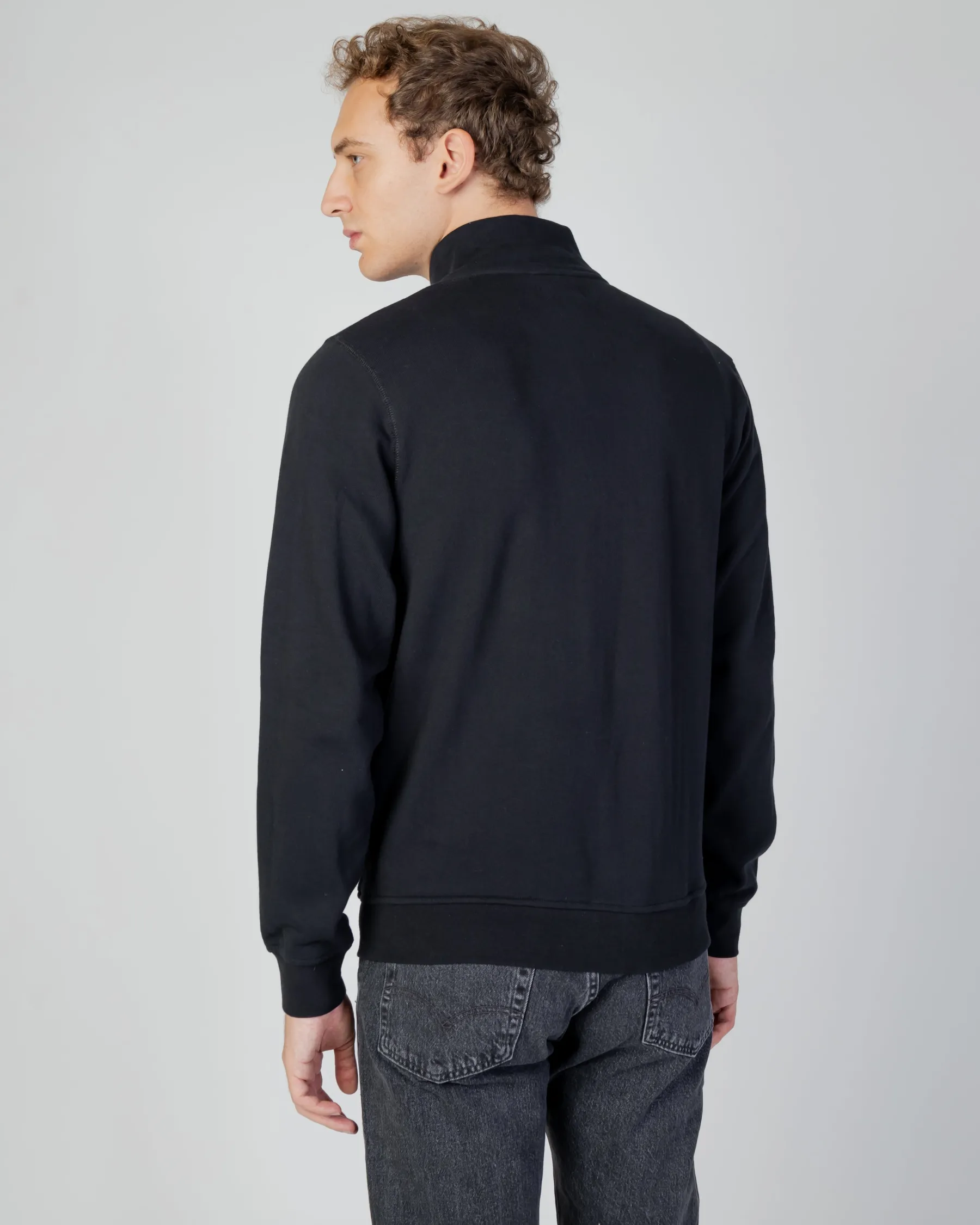 Online Aquascutum Active Active Small Logo Full Zip Mock Neck Fleece