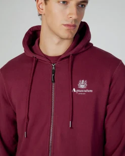 Aquascutum Active Active Small Logo Full Zip Hoodie Fleece