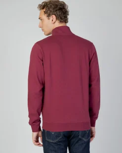 Hot Aquascutum Active Active Small Logo Full Zip Mock Neck Fleece