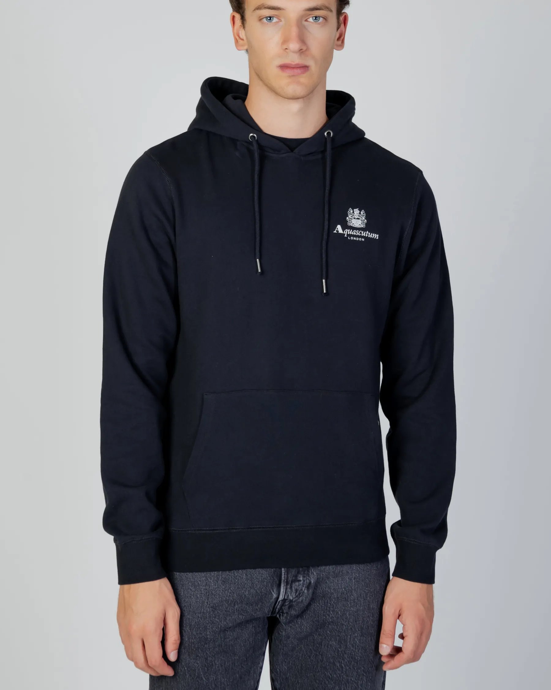 Discount Aquascutum Active Active Small Logo Hoodie Fleece