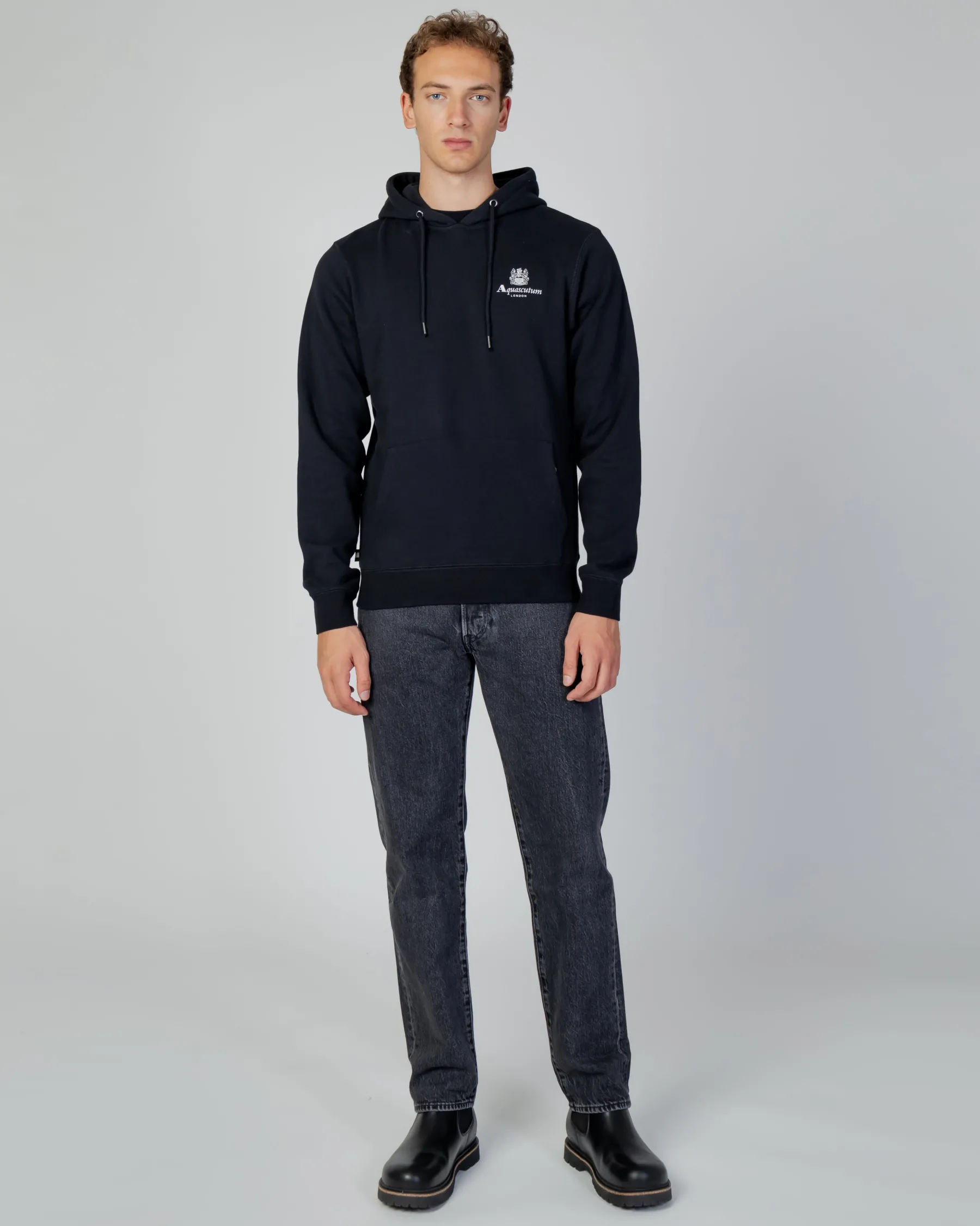 Discount Aquascutum Active Active Small Logo Hoodie Fleece