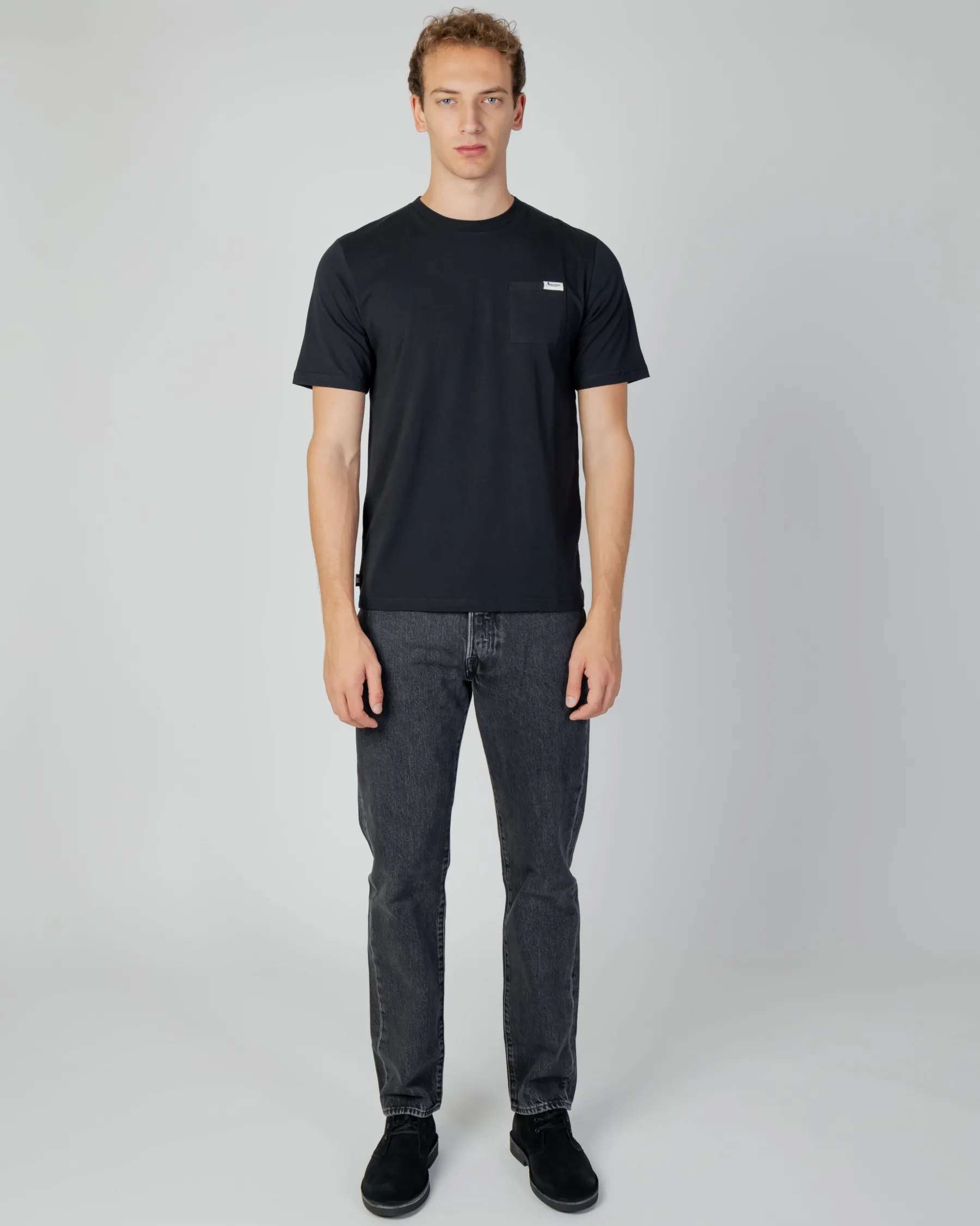 New Aquascutum Active Active Small Logo Pocket T-Shirt