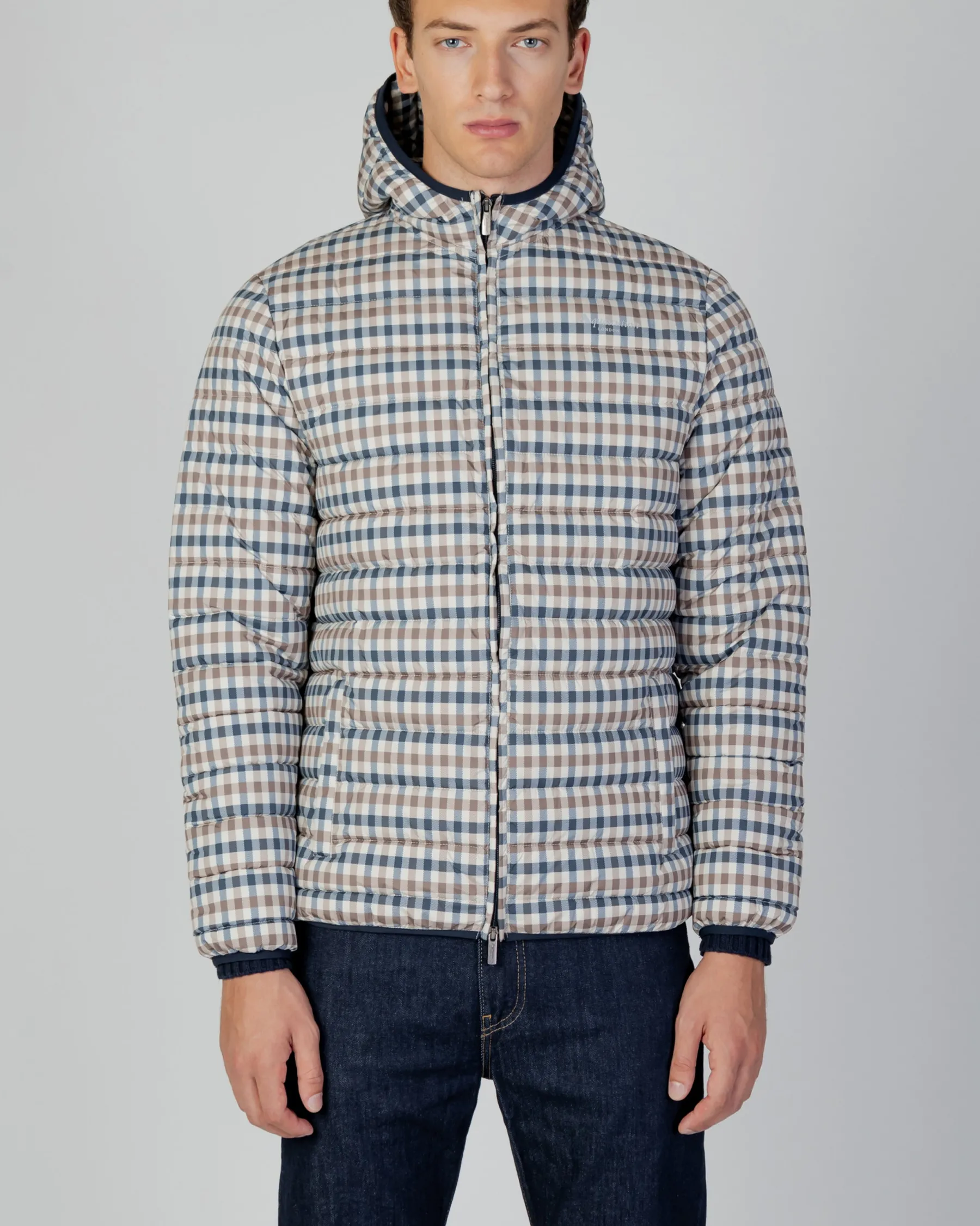 New Aquascutum Active Active100Gr Hooded Jacket