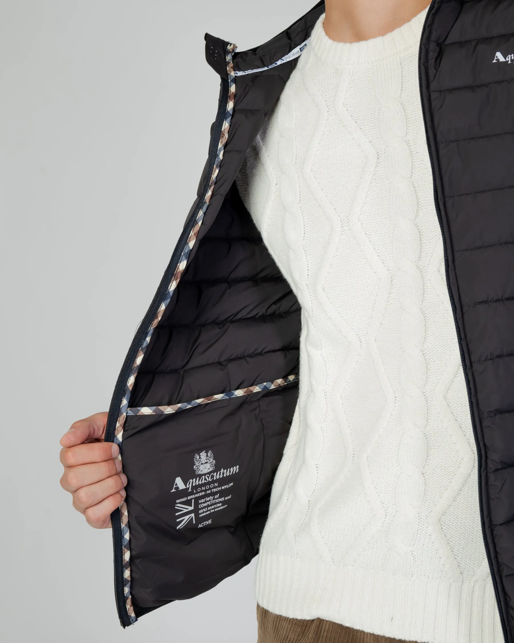 Sale Aquascutum Active Active100Gr Hooded Jacket