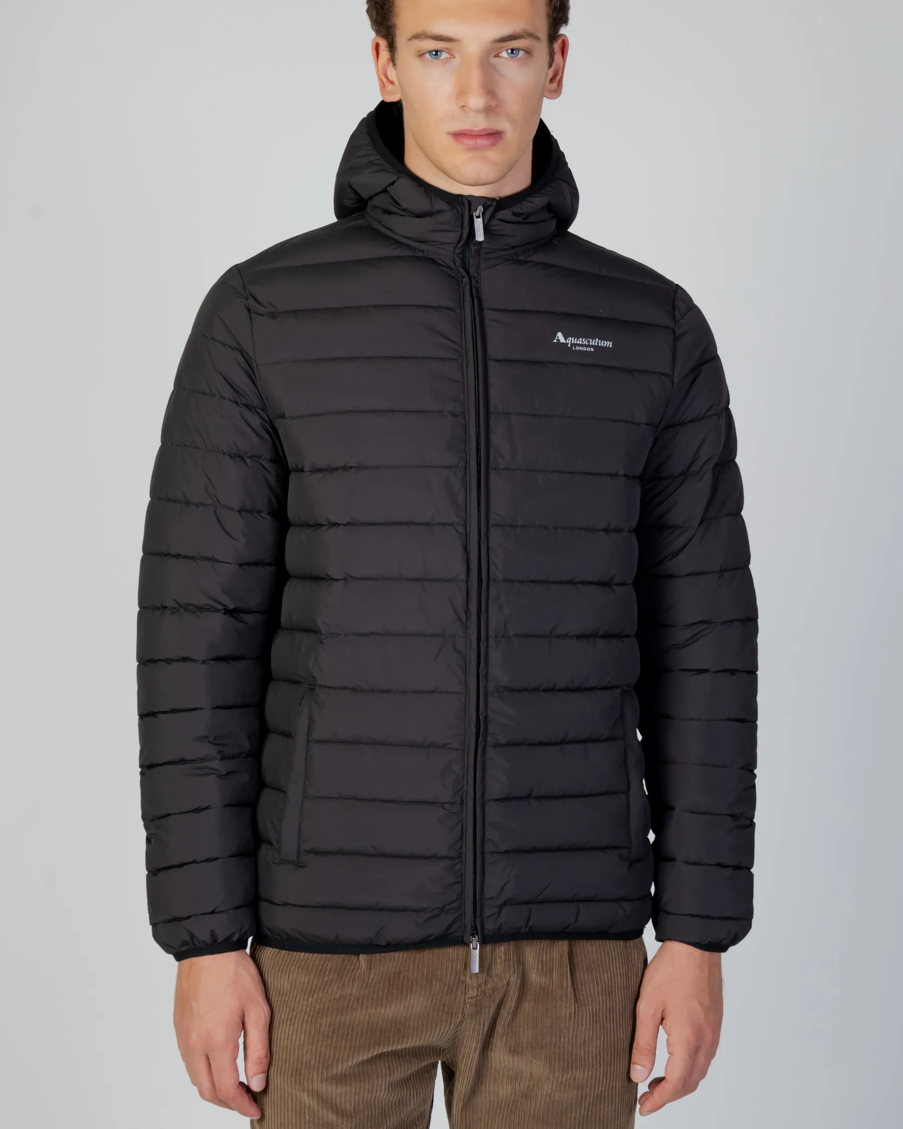 New Aquascutum Active Active100Gr Hooded Jacket