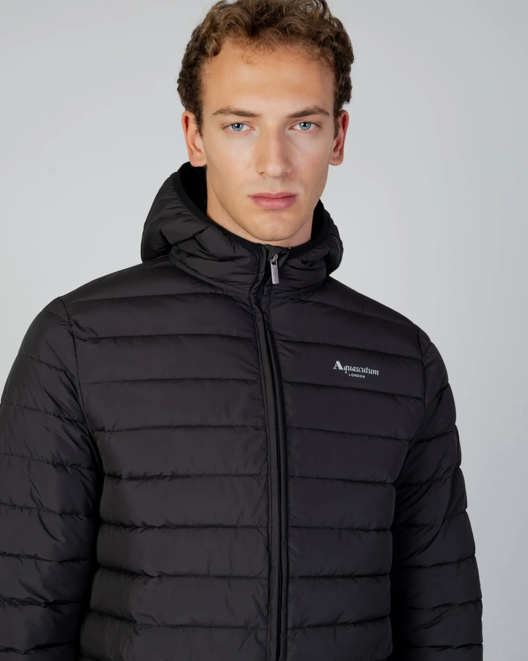 New Aquascutum Active Active100Gr Hooded Jacket