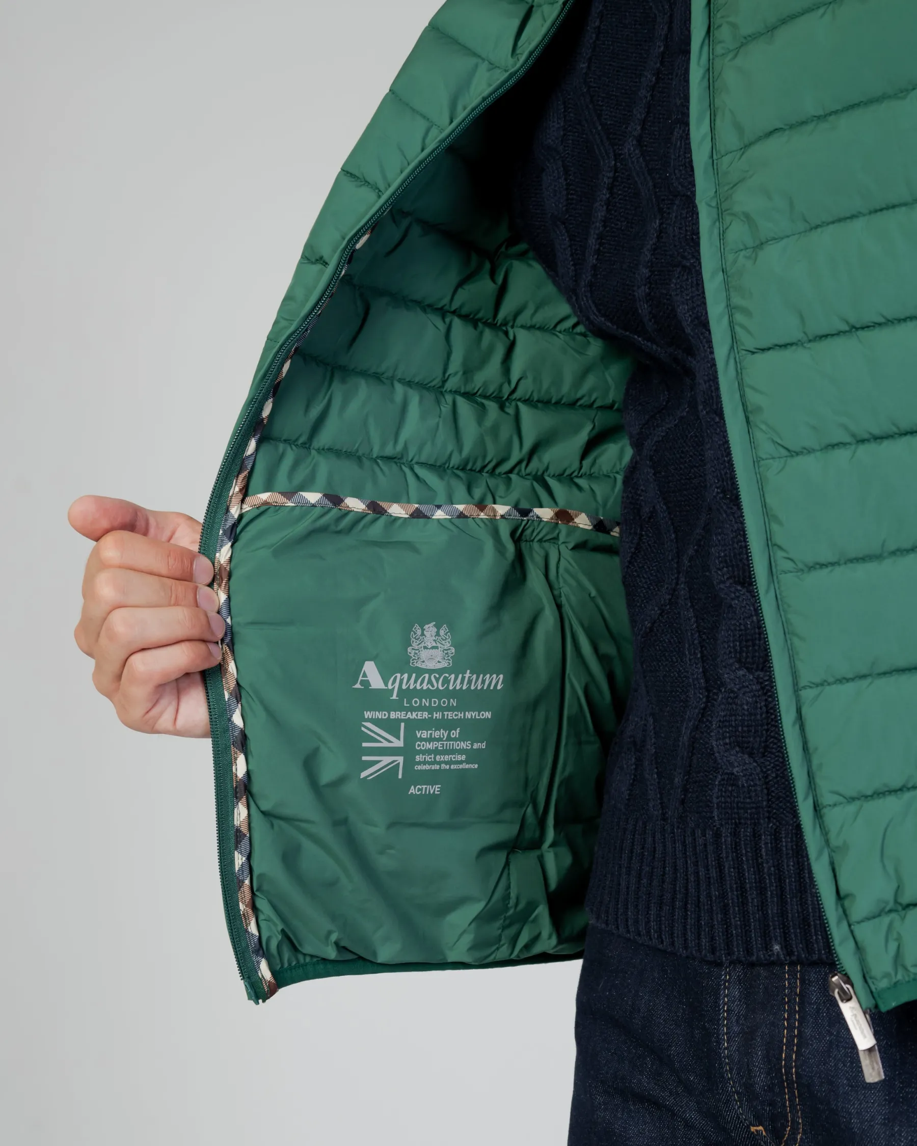 Hot Aquascutum Active Active100Gr Mock Neck Jacket