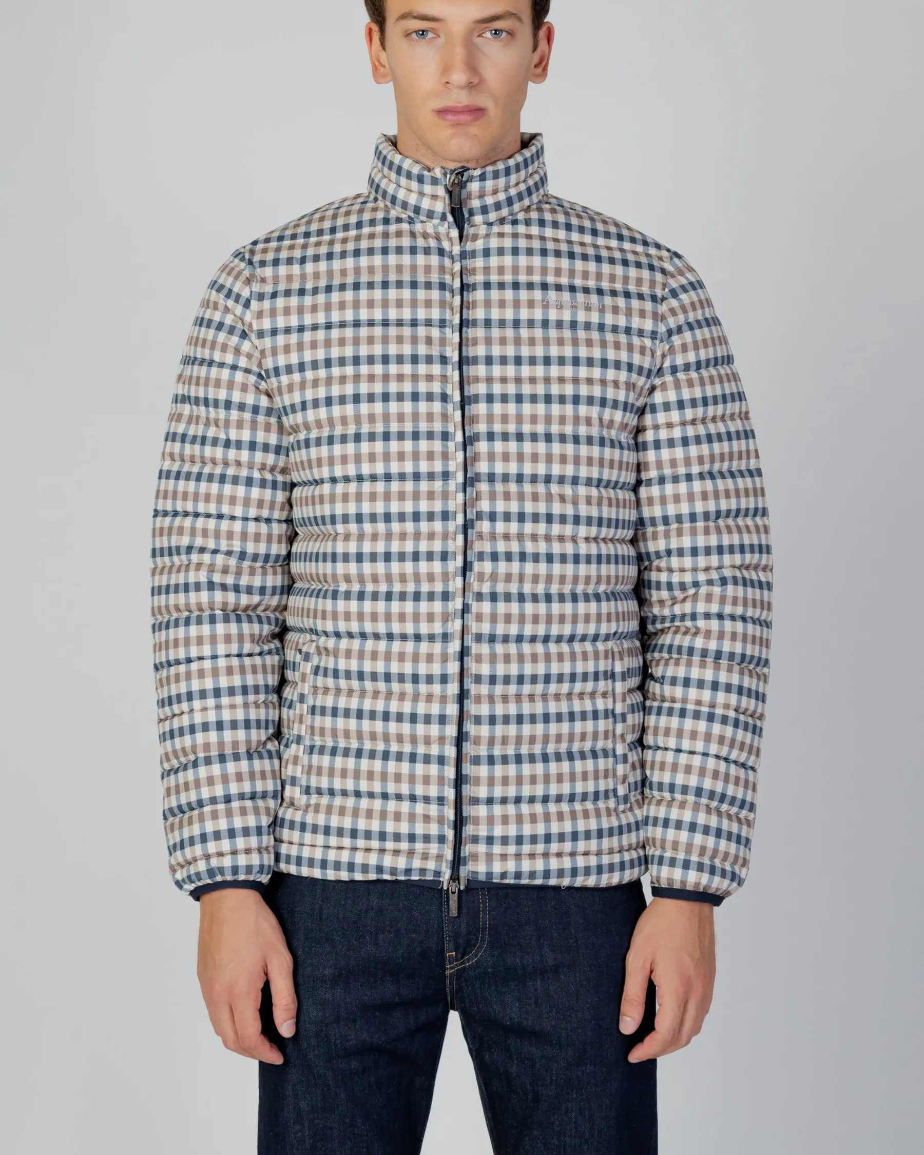 New Aquascutum Active Active100Gr Mock Neck Jacket