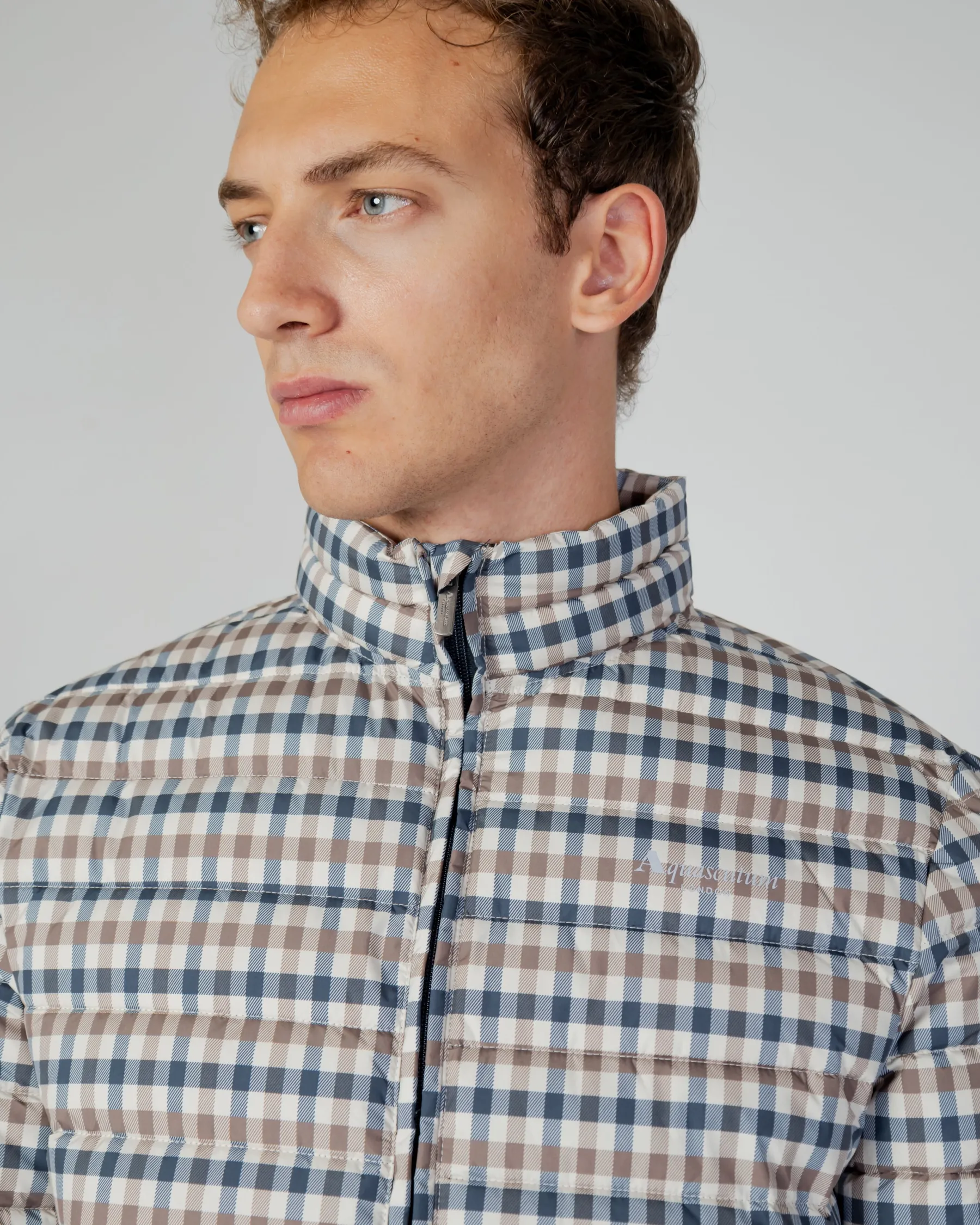New Aquascutum Active Active100Gr Mock Neck Jacket